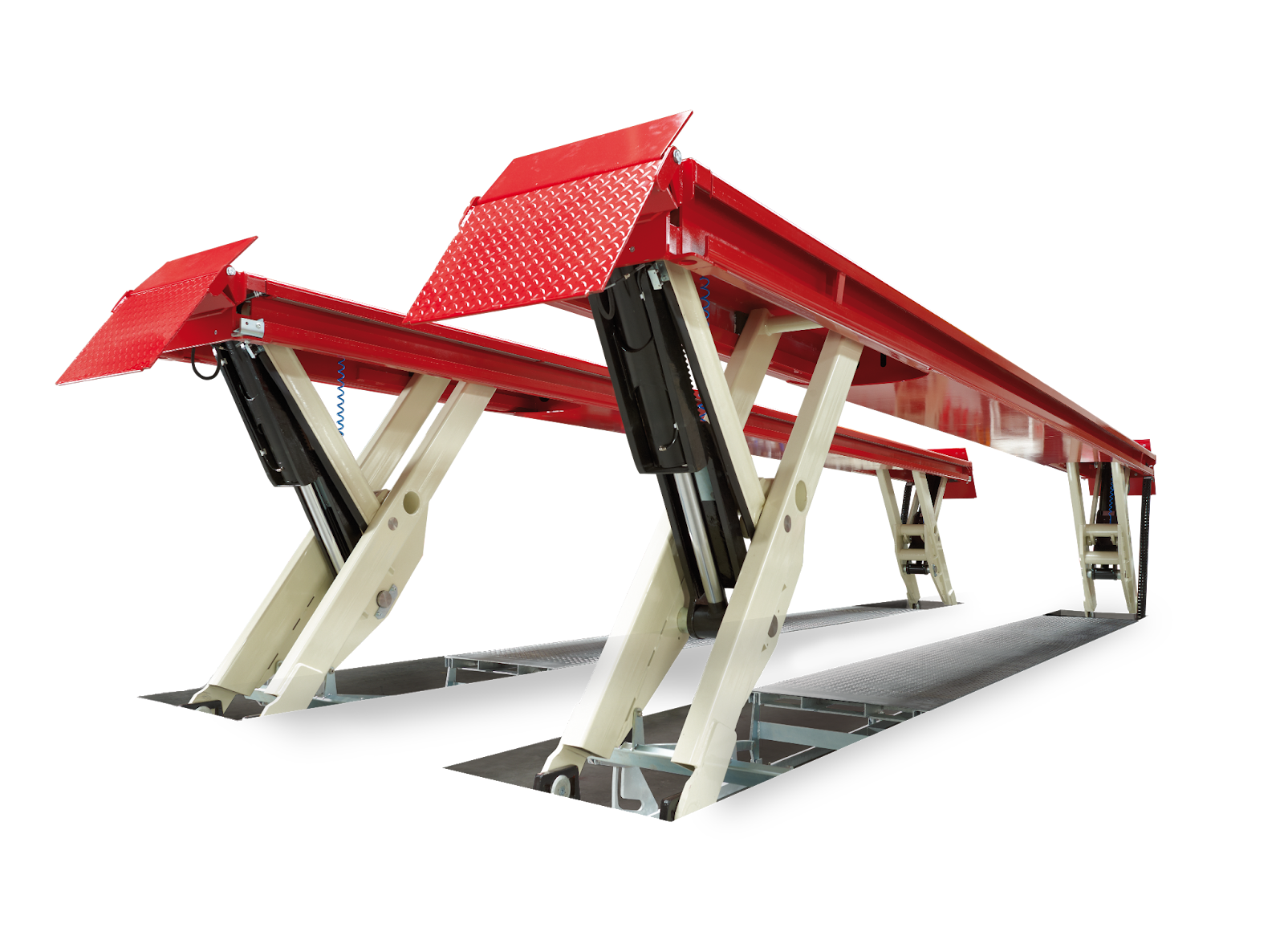 A Stertil-Koni SKYLIFT with its y-axis arms extended